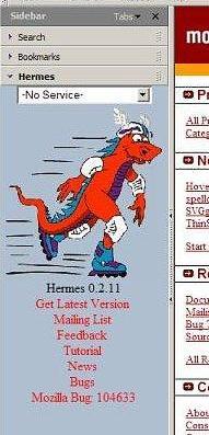 Hermes: Mozilla Sidebar Tab